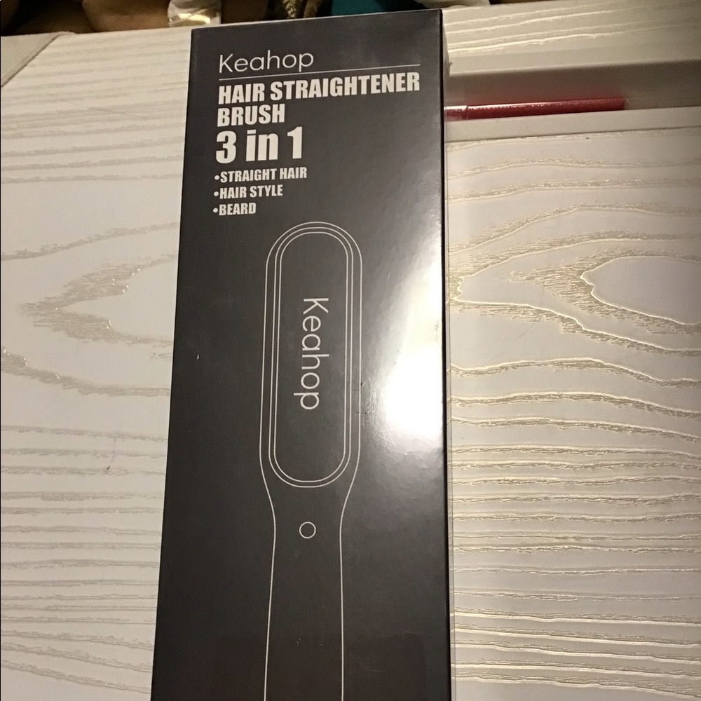 Hair brush straightener 3 in 1